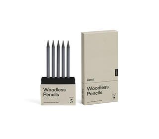woodless-pencils-2b-set-of-5-grey