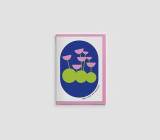 hanji-card-flowers-take-care-of-yourself