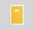 Hanji Book Cabinet A5 Plain Yellow