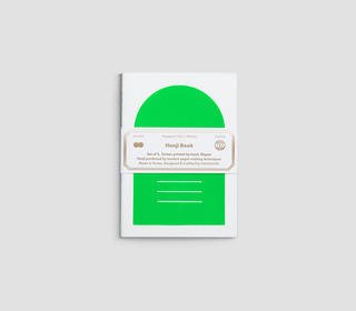 hanji-book-passport-3pcsset-neon-green