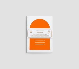 hanji-book-passport-3pcsset-neon-orange
