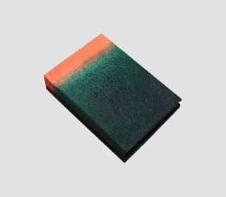 gugimfolio-a6-green-orange-edge-notebook-included