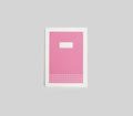 Hanji Book Cabinet A5 Grid Pink