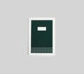 Hanji Book Cabinet A5 Grid Green