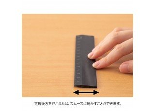aluminum-ruler-15cm-non-slip-black