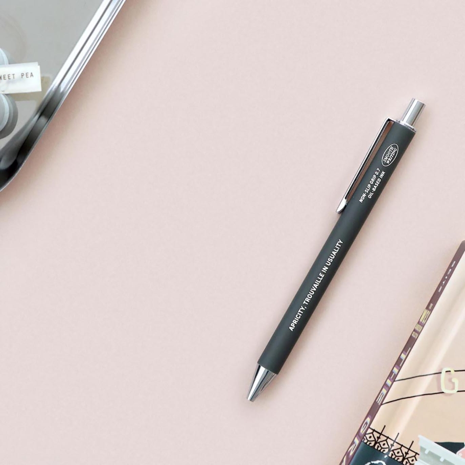 Non-Slip Smooth BALLPOINT Pen Charcoal