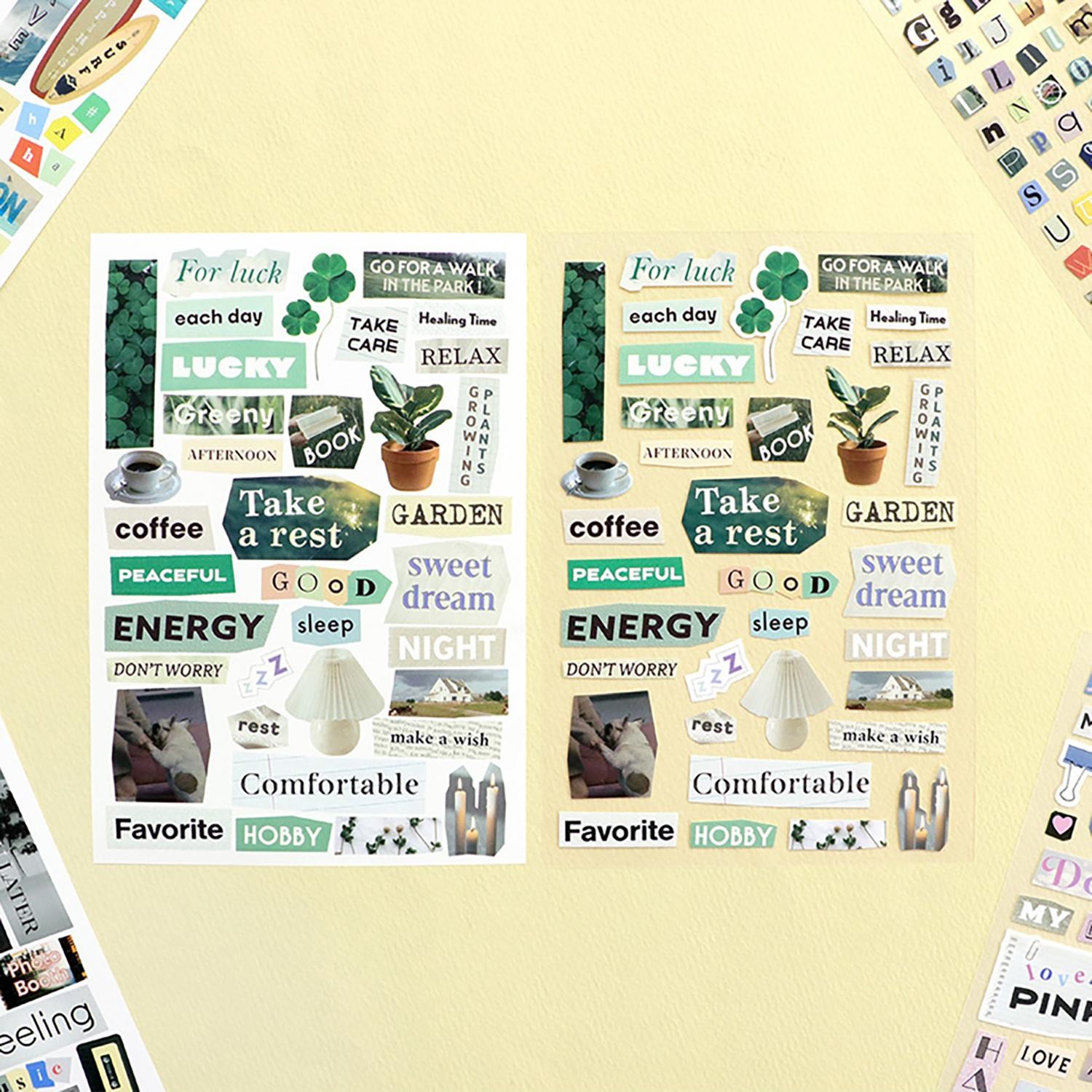 Magazine Collage Sticker pack