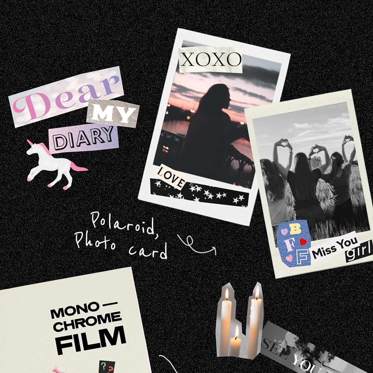 Magazine Collage Sticker pack