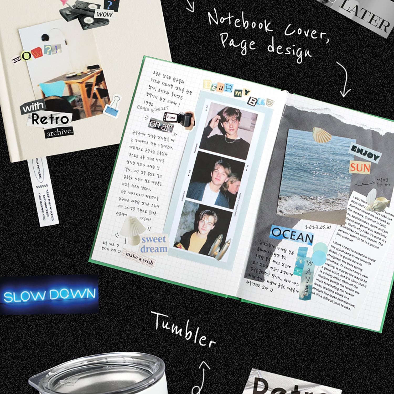 Magazine Collage Sticker pack