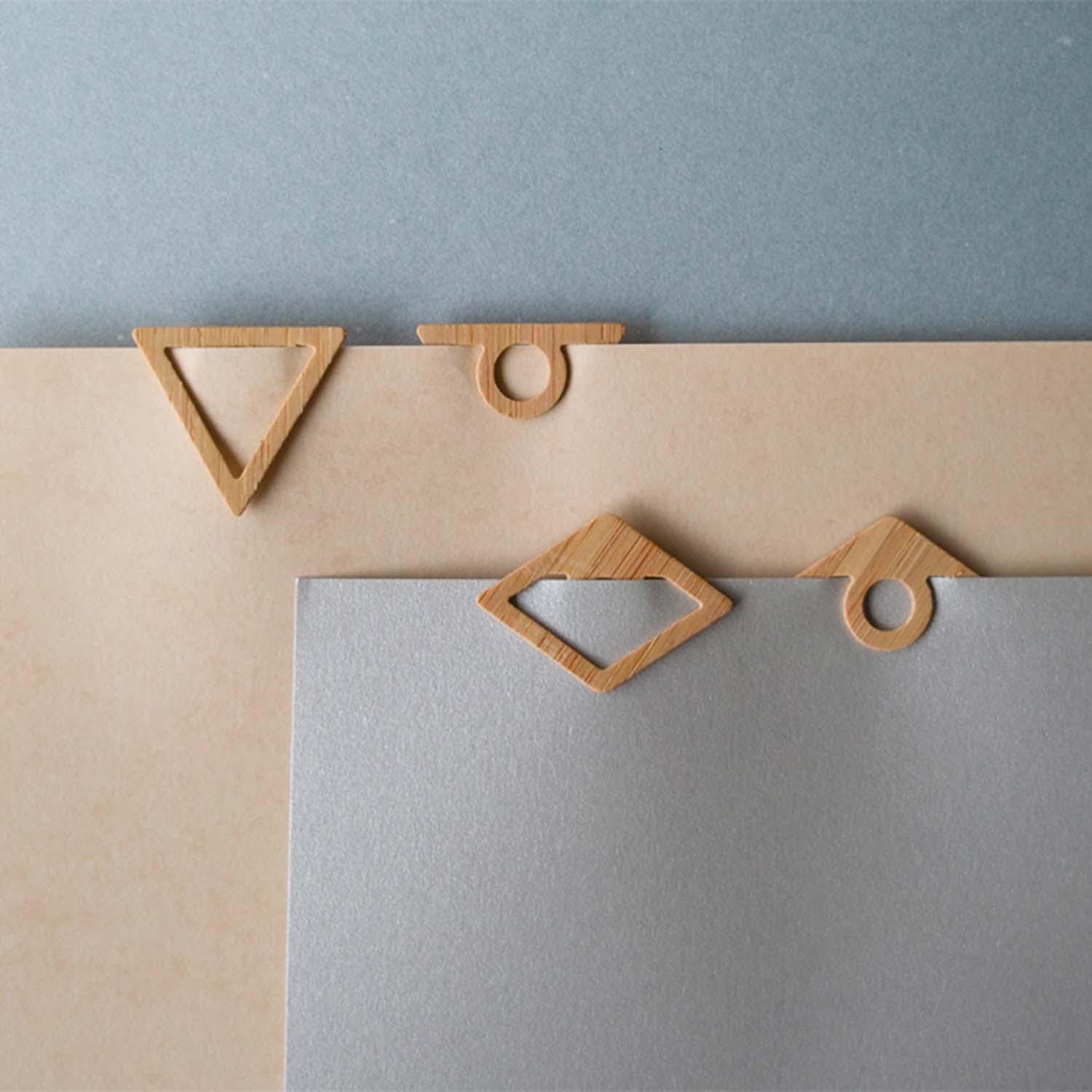 BAMBOO PAPER CLIPS TRIANGLE